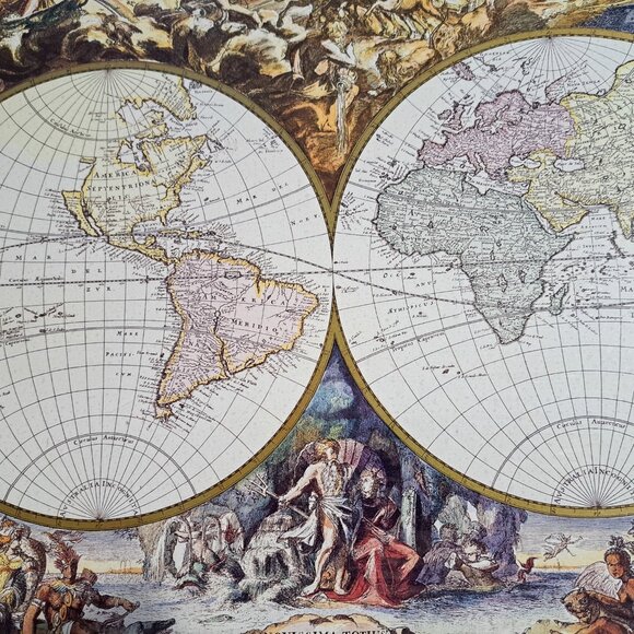 Time Limited Opportunity! Rare - "Novissima Totius Terrarum Orbis Tabula" - Picture 7 of 7